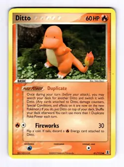Ditto - 61/113 (Charmande Delta Species #061 (2005) Common MP Pokemon - Image 1