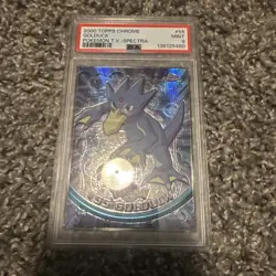 2000 TOPPS CHROME POKEMON T.V. SPECTRA #55 GOLDUCK PSA 9 - Image 1