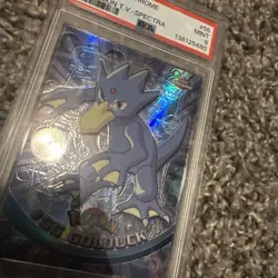 2000 TOPPS CHROME POKEMON T.V. SPECTRA #55 GOLDUCK PSA 9 - Image 3