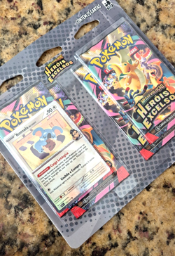 Pokemon TCG Ascended Heroes 4 pack blister Larry's Komala Promo - Portuguese BR - Image 3