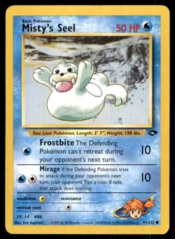 2000 Gym - Challenge Misty’s Seel Basic/Common #91 - Image 1