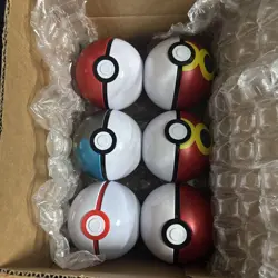 Set of 6 - Pokemon TCG Pokeball Tins Empty - Assorted Tins - NO PACKS 🔥🔥🔥 - Image 1