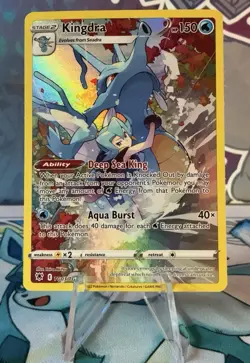 Pokemon Kingdra TCG Trainer Gallery Full Art TG03/TG30 Swsh10 Astral Radiance NM - Image 1