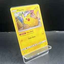 Pokemon Pikachu Promo SM157 Holo Card LP Black Star Promo - Image 2