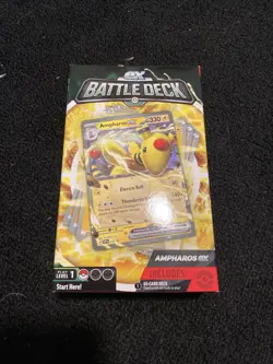 Pokemon TCG V Battle Deck Ampharos and Lucario (POK85228) 820650852282 - Image 1