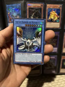 Yu-Gi-Oh! Ame No Habakiri No Mitsurugi Super Rare 1st Edition ALIN-EN092 - Image 1