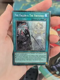 The Fallen & The Virtuous-Starlight Rare-CH01-EN019- 1st Edition-Yugioh! - Image 2