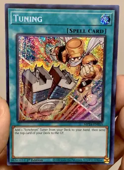 Yugioh Tuning *Alternate Art* MP24-EN055 Prismatic Secret Rare 1st Ed NM w/Track - Image 1