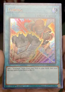 Yugioh Tuning *Alternate Art* MP24-EN055 Prismatic Secret Rare 1st Ed NM w/Track - Image 4