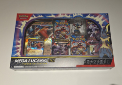 Pokemon TCG Mega Lucario ex Premium Figure Collection Box Factory Sealed - Image 1