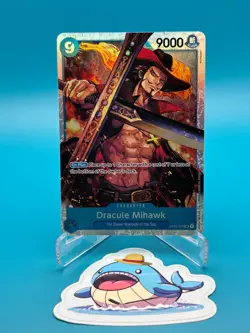 One Piece TCG PRB01 The Best - Dracule Mihawk OP01-070 SR Eng - NM - Image 1
