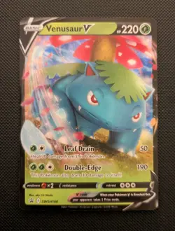 Venusaur V SWSH100 Sword & Shield Black Star Promo M/NM Pokemon TCG - Image 1
