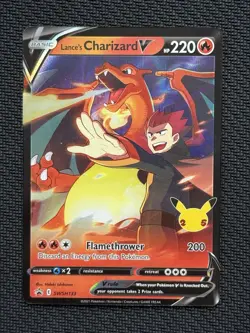 Pokemon TCG - Lance's Charizard V SWSH133 Sword & Shield Promo Card Holo | NM - Image 2