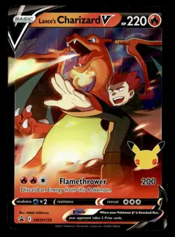 Lance's Charizard V Promo SWSH: Sword & Shield Promo SWSH133 NM Pokemon TCG - Image 1