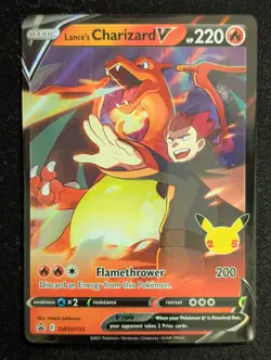 Lance's Charizard V - SWSH133 SWSH: Sword & Shield Promo Cards Pokemon TCG NM - Image 1