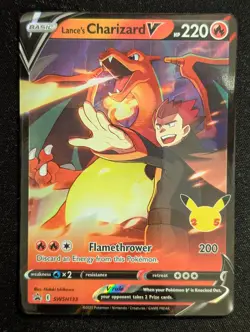 Lance's Charizard V - SWSH133 SWSH: Sword & Shield Promo Cards Pokemon TCG NM - Image 1