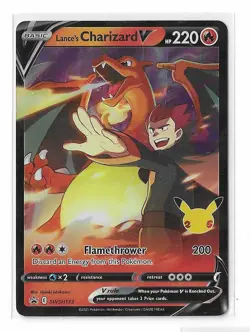 Lance’s Charizard V SWSH133 Sword & Shield Black Star Promo Pokemon TCG NM - Image 1