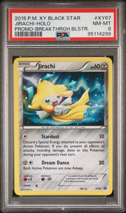 Jirachi #XY67 Breakthrough Blister Promo 2015 XY Pokemon NM MT PSA 8 ~ POP 13 ! - Image 1