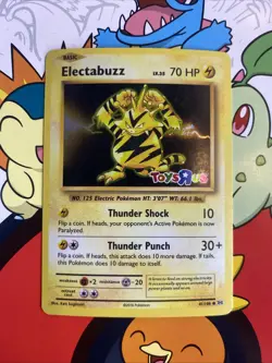 Pokemon TCG Electabuzz Promo Toys R Us 41/108 Holo LP - Image 1