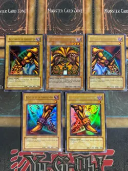 Yugioh Exodia The Forbidden One LOB-120-124 Ultra Rare Original Complete Set! NM - Image 1