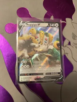 Pokemon TCG Regigigas v Crown Zenith Ultra Rare Card 113/159 Mint Condition - Image 1