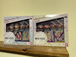 Bandai Namco One Piece Card Game Illustration Box Volume 1 & 2 - Image 1