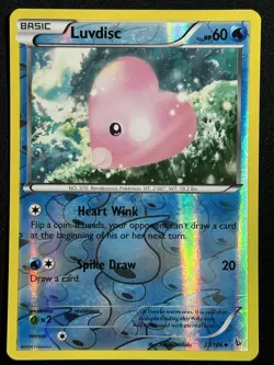 Luvdisc Reverse Holo XY - Flashfire 27/106 LP-NM Pokemon Card - Image 1