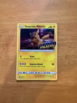 Detective Pikachu SM170 Promo Pokemon Card - Image 1