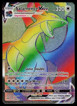 Pokemon Card - Salamence VMAX Darkness Ablaze 194/189 Secret Rare - Image 1