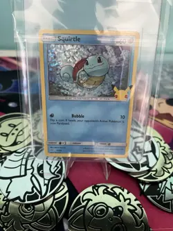 Pokemon Squirtle 17/25 McDonald's 25th Anniversary Promo Holo Card English TCG - Image 1