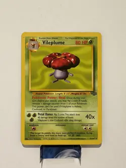 Vileplume 31/64 Non Holo Jungle Set Rare Pokemon Card WOTC Played - Image 1