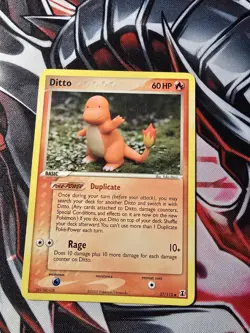 Ditto 37/113 Charmander Delta Species Regular Pokemon Card Vintage 37/113 LP - Image 1