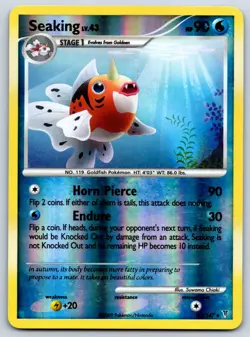 Seaking - Reverse Holo - Supreme Victors 43 Pokemon Card LP - Image 1