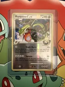 Rayquaza C 8/147 Supreme Victors Reverse Holo Rare Pokemon TCG Basic 100HP Card - Image 1