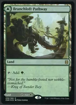 Branchloft Pathway/Boulderloft Pathway Zendikar Rising Foil - NM - Image 1