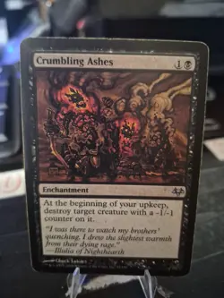 MTG Crumbling Ashes - 35 / English / Moderately Played - Image 2
