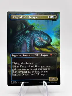 Dragonlord Silumgar 1974 Rainbow Foil Secret Lair Drop SLD MTG NM - Image 2