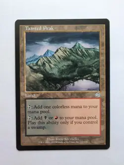 MTG Tainted Peak (TOR) Torment Regular Uncommon 142/43 - Image 1