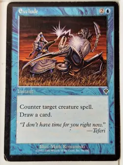 Exclude - Invasion - Magic the Gathering MTG Nice! - Image 1