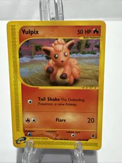 (2) Pokemon TCG Expedition Base Set Vulpix Card 136/165 - Image 2