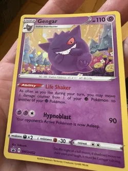 Pokemon TCG Gengar SWSH052 Black Star Promo Card Holo Near Mint - Image 2
