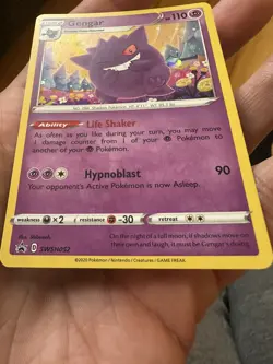 Pokemon TCG Gengar SWSH052 Black Star Promo Card Holo Near Mint - Image 4