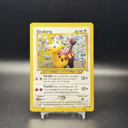 POKEMON WOTC NEO DESTINY UNL. #66 GIRAFARIG COMMON - NM - Image 1