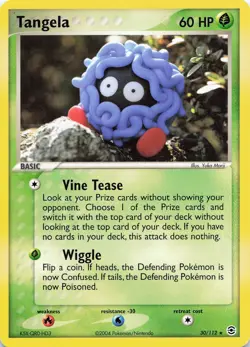 POKEMON Tangela #30/112 Normal FireRed & LeafGreen NM - Image 1
