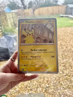 Pokemon x Natural History Museum Pikachu Jumbo Promo (GLOBAL SHIPPING) - Image 1