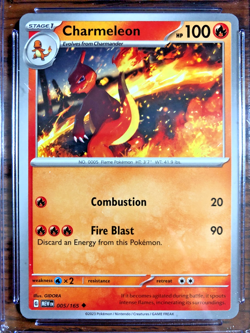 Charmeleon Uncommon #005 - CGC GEM MINT 10 - Scarlet & Violet 151 - Pokemon TCG - Image 2