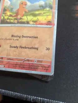 Charmander 004/165 - Gamestop PROMO Stamped Pokemon 151 REVERSE Holo SEALED/MINT - Image 4