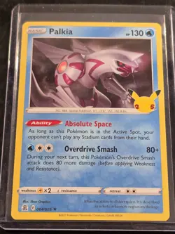 Celebrations Pokemon TCG Palkia 004/025 Holo 25th Anniversary NM - Image 1