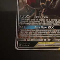 Pokemon Umbreon & Darkrai GX TAG TEAM SM-Unified Minds 125/236 Ultra Rare Holo - Image 4