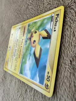 2008 Pokemon TCG DP Stormfront Pichu Lv.8 HP 50 Common Non-holo 45/100 LP/MP - Image 3